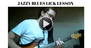 Jazzy Blues Lick Lesson