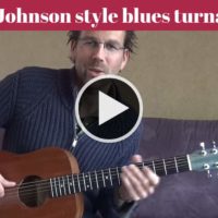 Robert Johnson style blues turnarounds