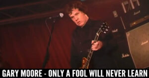 Gary Moore Live - Only a Fool Will Never Learn (Marshall Amp Demo)